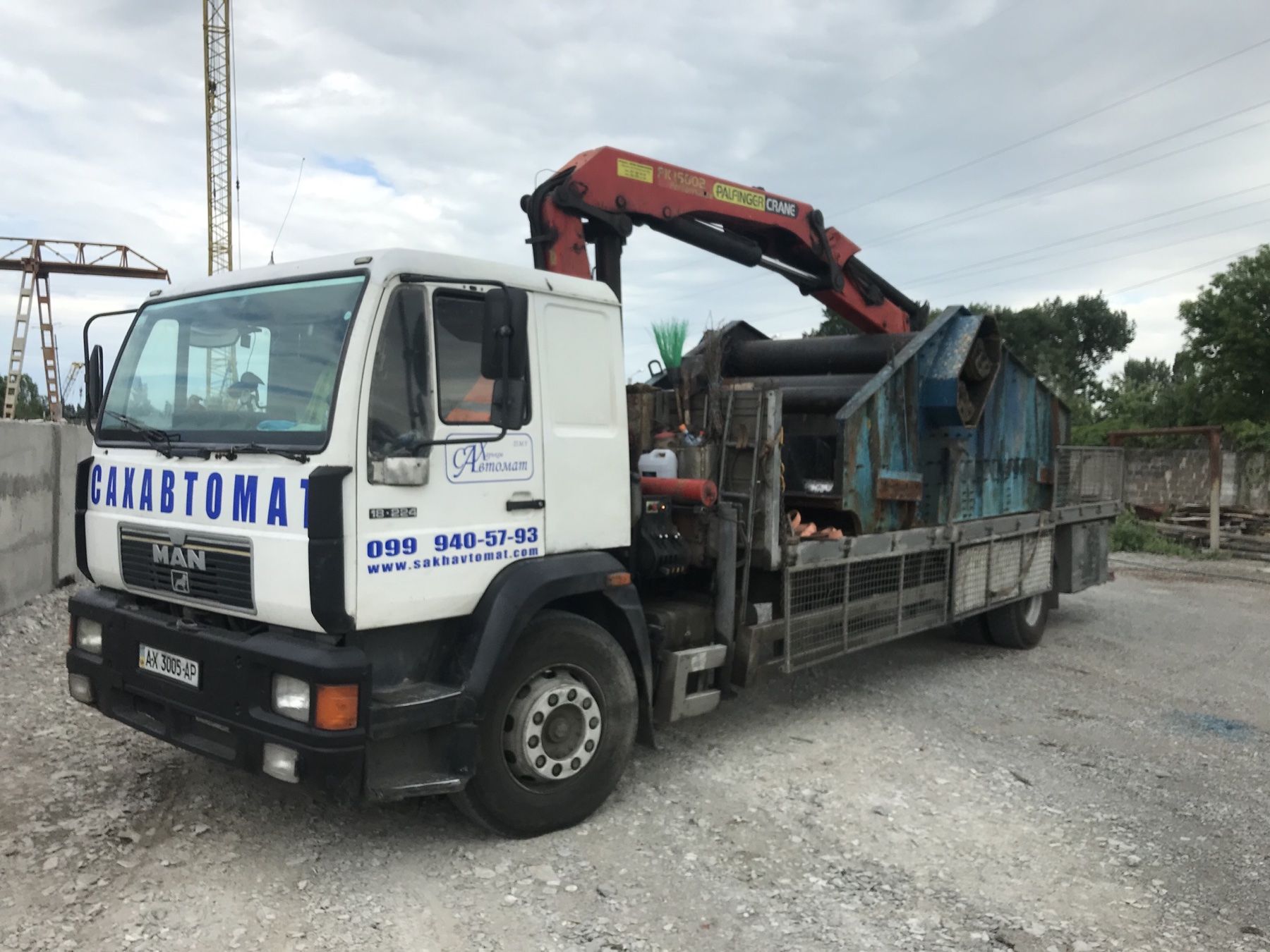 Оренда MAN Palfinger PK-15000 за доступною ціною - ПМУ Сахавтомат