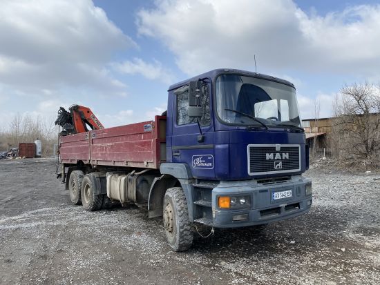 Спеціальна техніка для будь-яких завдань Оренда MAN Palfinger PK-16000 за доступною ціною від САХАВТОМАТ Харків, Україна